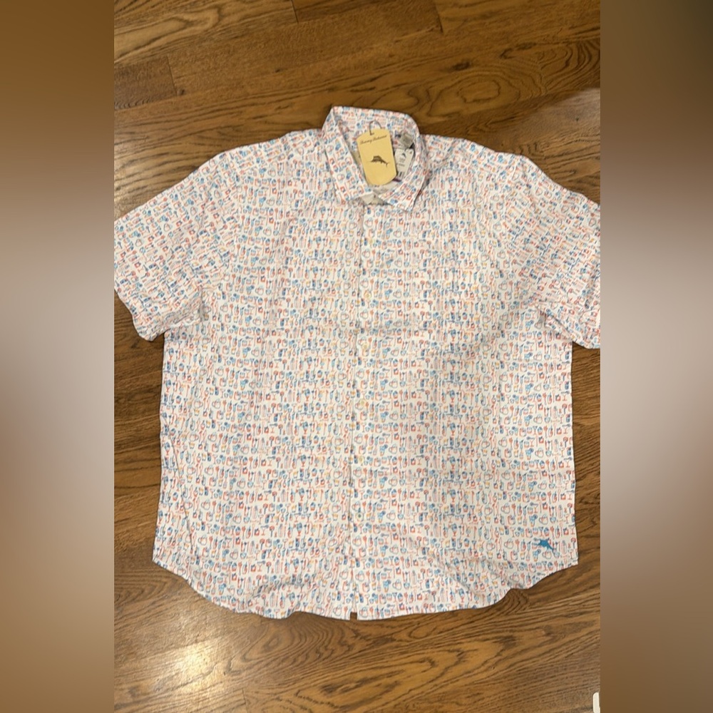 Tommy Bahama- Cocktail Patterned Shirt